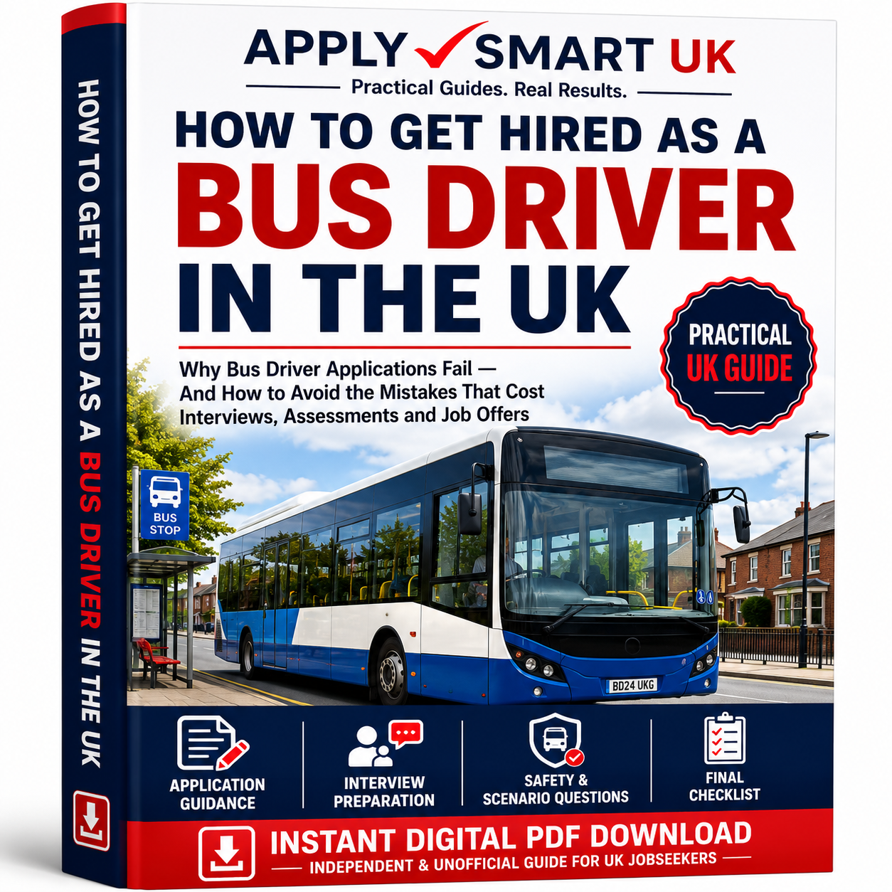 Bus Driver Job Application Guide UK cover